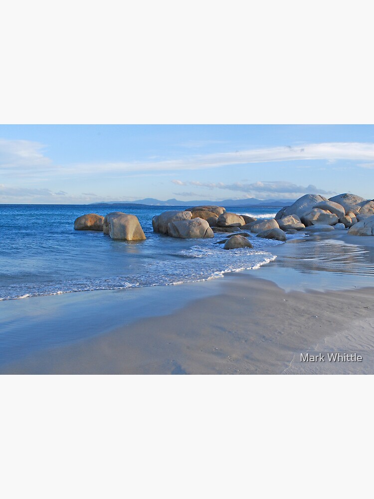 "Late Afternoon at Beer Barrel Beach" Canvas Print for Sale by