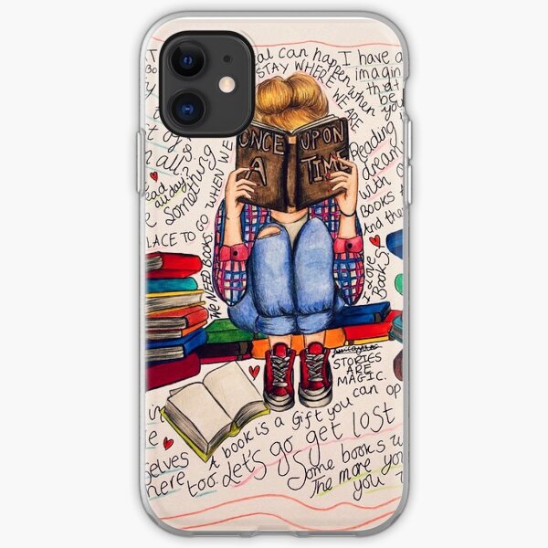 Reading is Dreaming with Open Eyes. iPhone Soft Case
