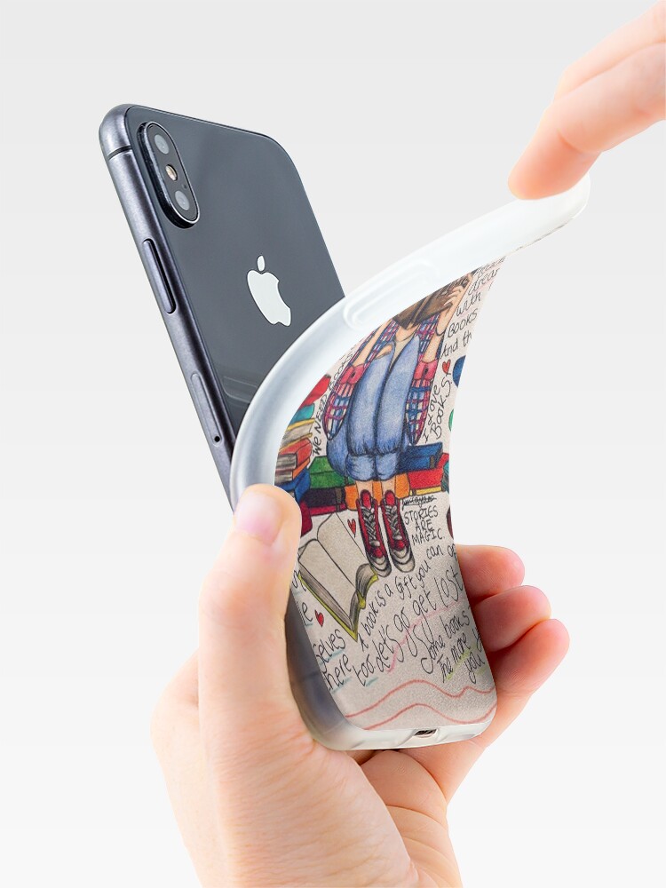 Alternate view of Reading is Dreaming with Open Eyes. iPhone Case & Cover