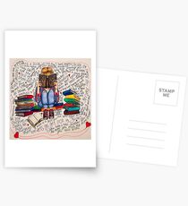 Reading is Dreaming with Open Eyes. Postcards