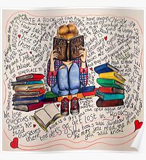 Reading is Dreaming with Open Eyes. Poster