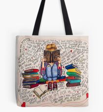 Lesen ist träumen mit offenen Augen. Tote Bag