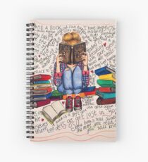 Reading is Dreaming with Open Eyes. Spiral Notebook