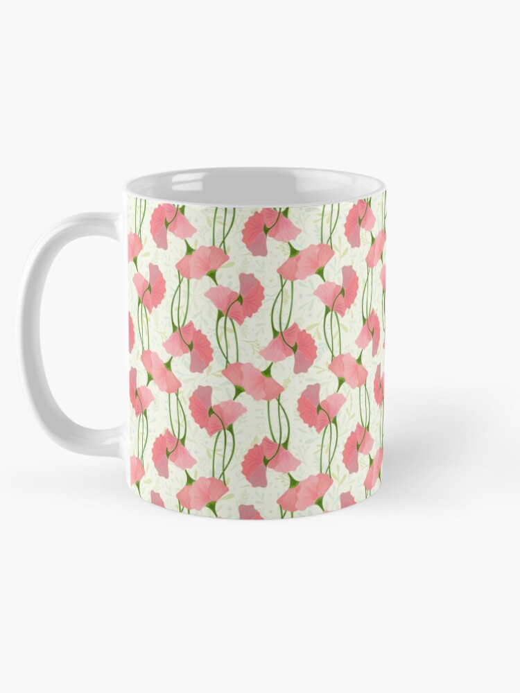 Thumbnail 5 of 6, Coffee Mug, Delicate Flower Pattern designed and sold by ButaChaap.