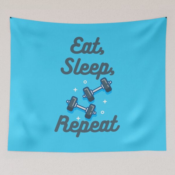 Item preview, Eat, Sleep, Gym, Repeat designed and sold by cleverties.