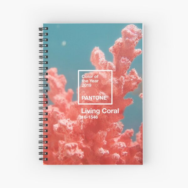 pantone living coral 2 Spiral Notebook