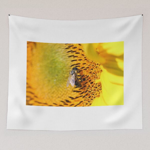 Item preview, bee on sunflower summer season designed and sold by goceris.
