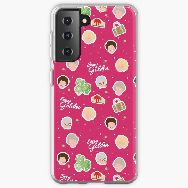Stay Golden - Golden Girls Inspired pattern Samsung Galaxy Soft Case