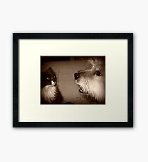 Conversations Framed Print