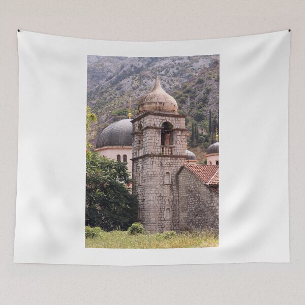 Item preview, Saint Nicholas church dome and tower Kotor Montenegro designed and sold by goceris.