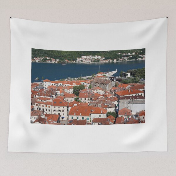 Item preview, old town Kotor cityscape Montenegro designed and sold by goceris.