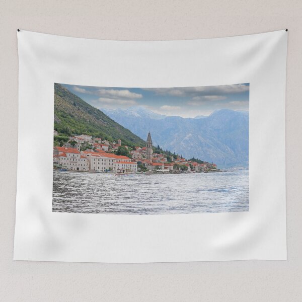 Item preview, old town Perast Kotor bay Montenegro designed and sold by goceris.