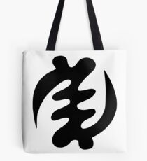 Gye Nyame Afrocentric design African Adinkra Symbol Black Ghana Tote Bag