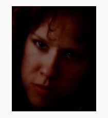 A Serious Moment with My Wife Photographic Print