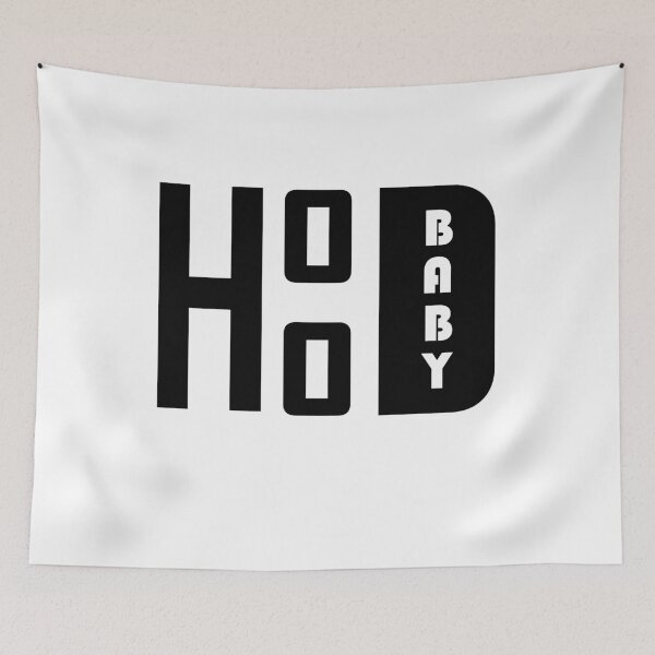Item preview, Da Real Hood Baby Black & White designed and sold by FabloFreshcoBar.