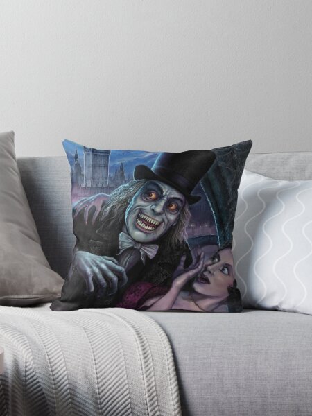Vampire of London Throw Pillow