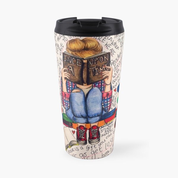 Reading is Dreaming with Open Eyes. Travel Mug