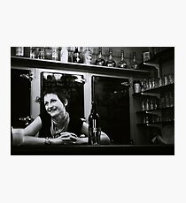 a bar somewhere in Quebec Photographic Print