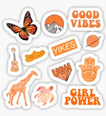 Orange Stickers | Redbubble