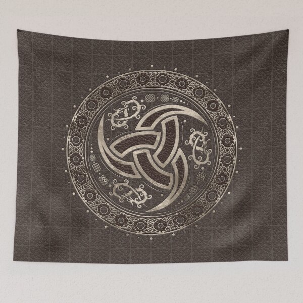 Item preview, Odin’s Horn  - Brown Leather and gold designed and sold by Nartissima.