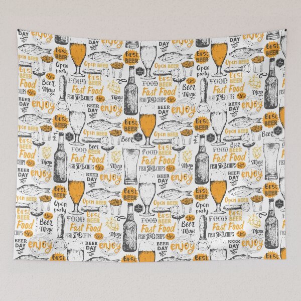 Item preview, Beer Pattern | Oktoberfest Hops Malt Brewery designed and sold by anziehend.