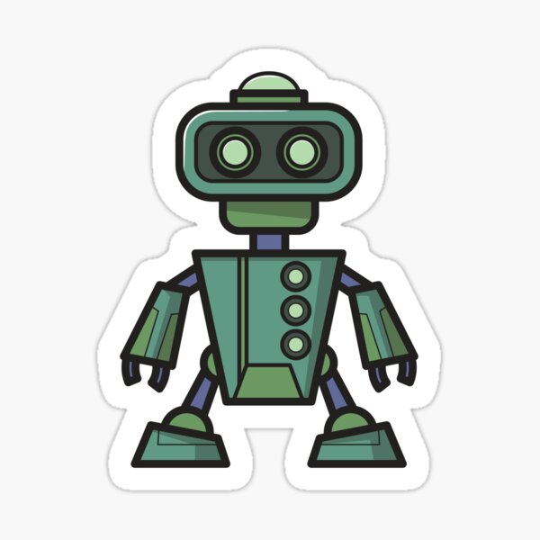 Item preview, Robot Science Fiction Gift Kids Funny Bot designed and sold by Franja2.