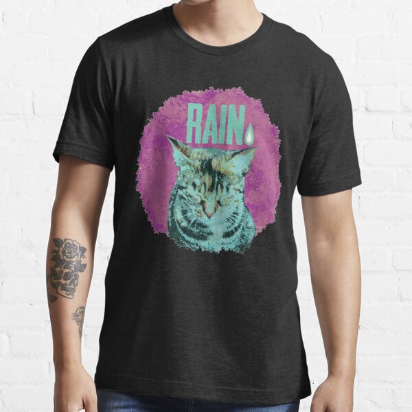 Katze im Regen Essential T-Shirt
