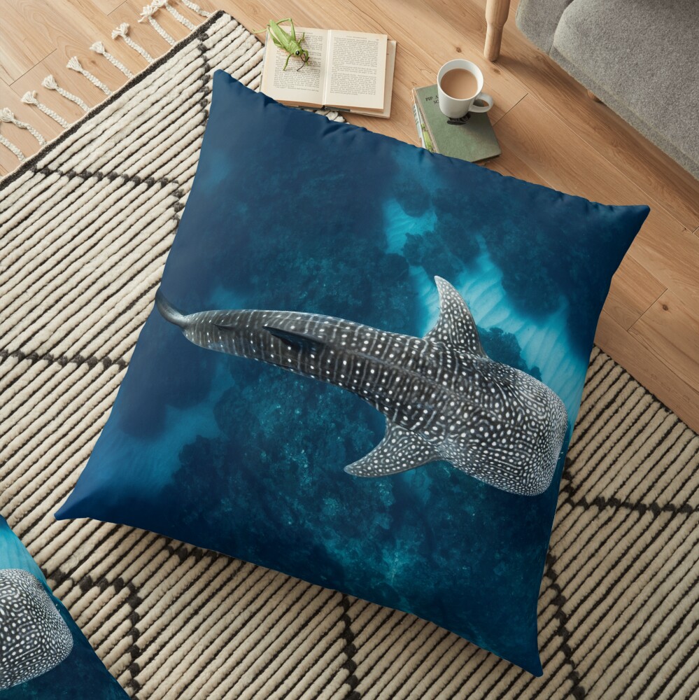 whale shark pillow