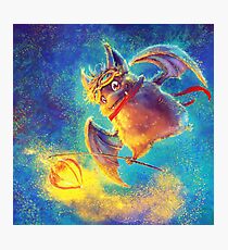 Ikou the Cute Bat Photographic Print
