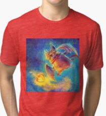 Ikou the Cute Bat Tri-blend T-Shirt