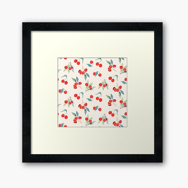 cherries Framed Art Print