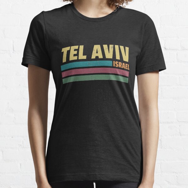 Vintage 1980S Style Tel Aviv Israel Design Essential T-Shirt