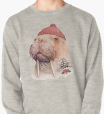 Tätowiertes Walross (rot) Sweatshirt