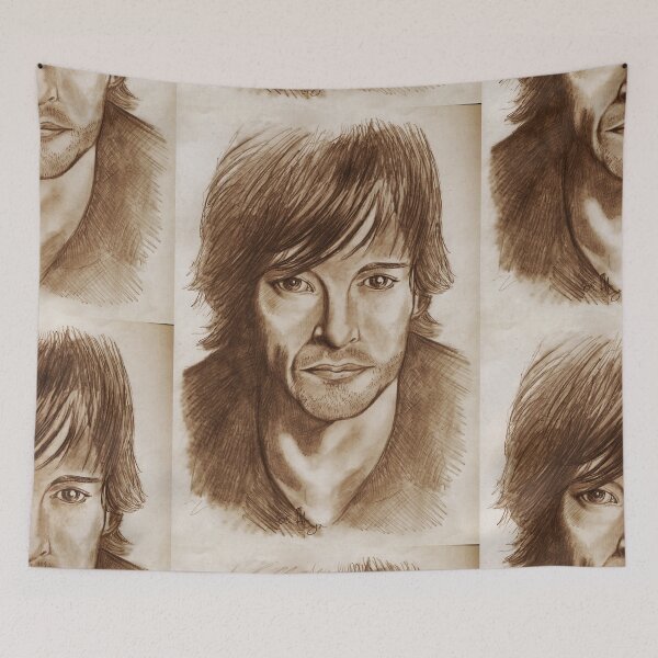 Item preview, Hugh Jackman pencil portrait designed and sold by Matt Corrigan.