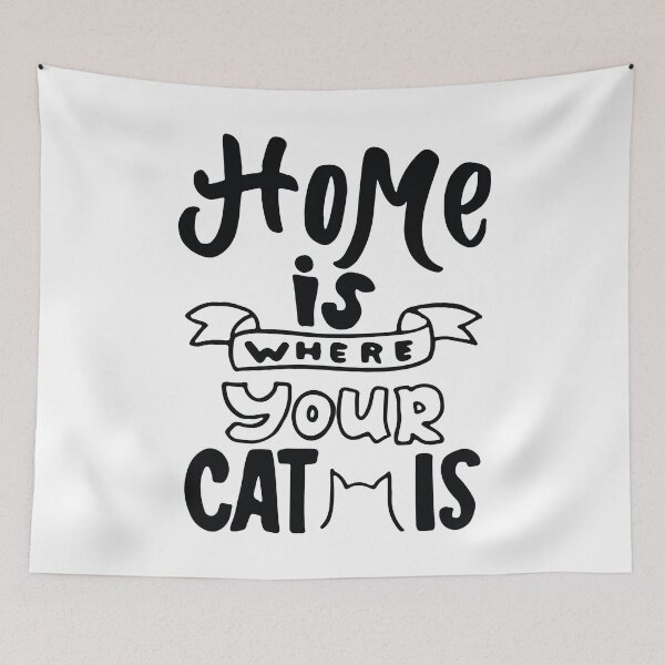Item preview, Home Is Where Your Cat Is designed and sold by ProjectX23.