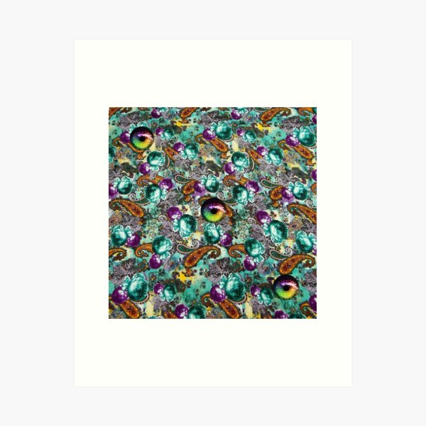 Silk Versace Inspired Designer Italian Print Fabric, Digital Prints,  Multicolour