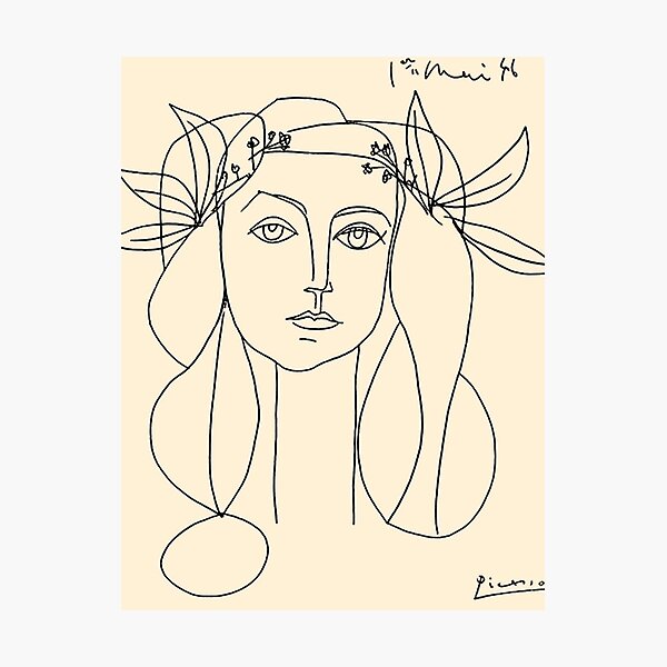 HEAD 1946 Vintage Abstract Print - Photographic Print