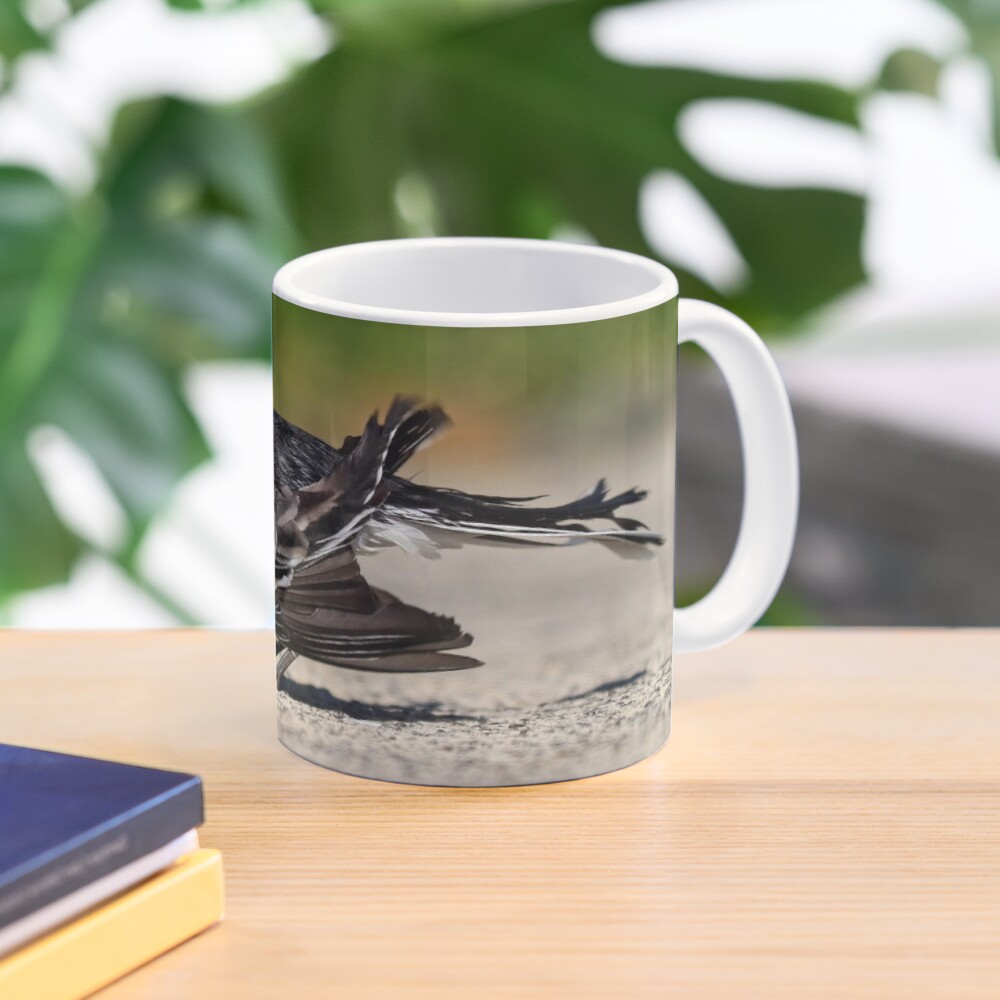 Wagtail Bird of Israel 'Flights of Fancy' Yellow coffee Mug