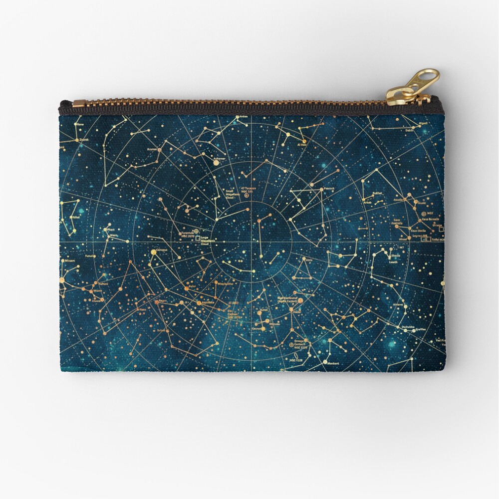 Under Constellations Zipper Pouch