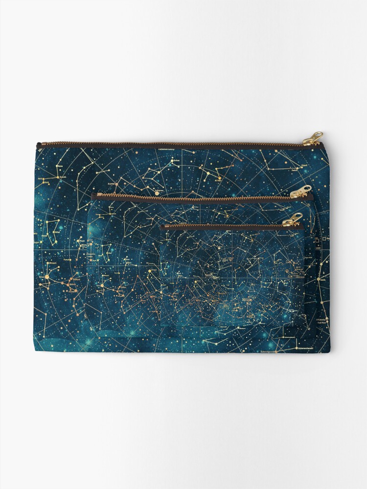 Alternate view of Under Constellations Zipper Pouch