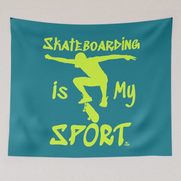 Item preview, Skateboarding is my sport for all skateboarders and skate board girls designed and sold by -JBell-.