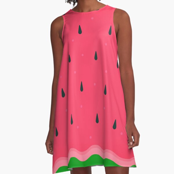 Watermelon summer fruit Fresh pattern A-Line Dress