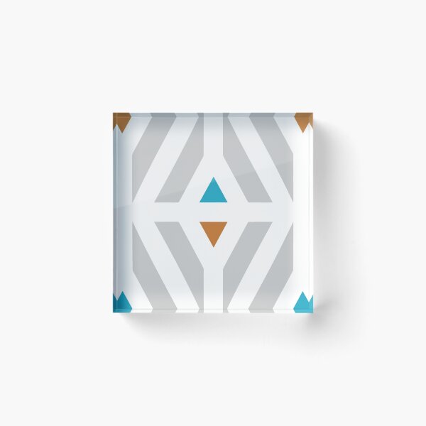 Item preview, Futuristic pyramid shapes Tile Light designed and sold by Tansel Diplikaya.