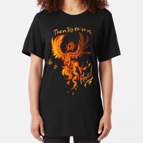 Fall Out Boy - The Phoenix - Then I'll Raise You Like A Phoenix Slim Fit T-Shirt