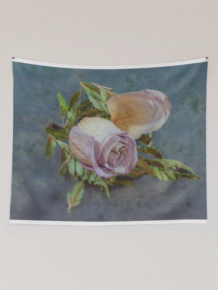 Thumbnail 2 von 3, Wandbehang, GETROCKNETE ROTE ROSE designt und verkauft von acellis13.