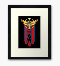 A Real Heroine v2 Framed Print