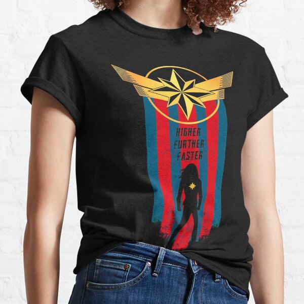 TSHIRTAMAZING Captain-Mavel Hero Comic Star Long Sleeve