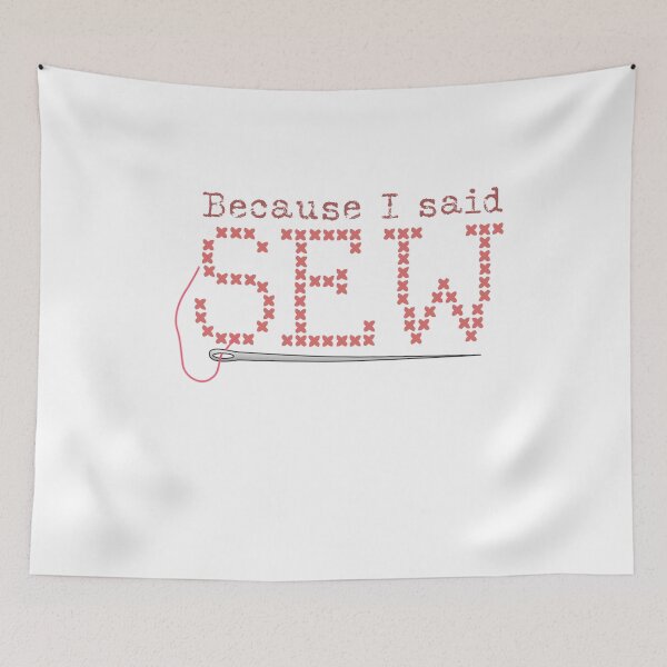Item preview,  Because I said Sew So Cute Tee Tshirt for Mom Grandma designed and sold by PincGeneral.