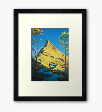 Path to the top Framed Print