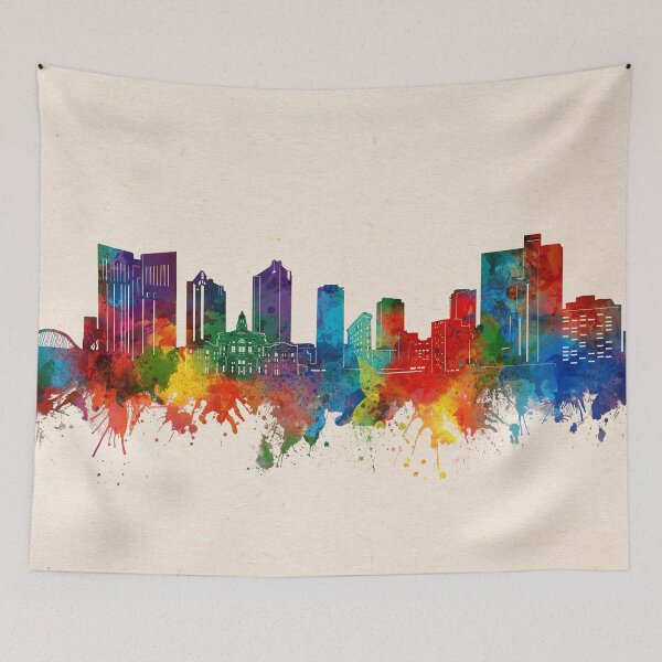 Item preview, fort worth skyline designed and sold by BekimART.